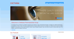 Desktop Screenshot of chethanapharma.co.in